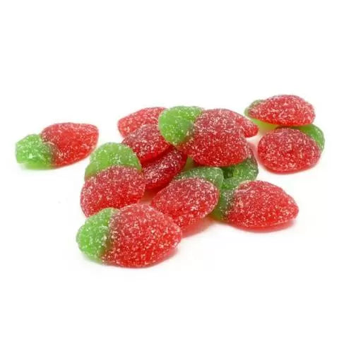Fizzy Strawberrries - Portion size 6 sweets (GF)