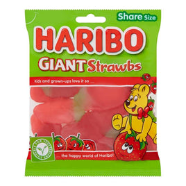 Haribo Giant Strawbs Share Bag